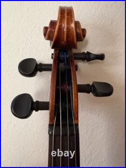 Vintage 1956 German violin fiddle 4/4 handmade copy of Strad, free shipping