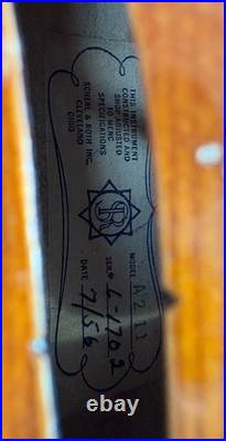 Vintage 1956 German violin fiddle 4/4 handmade copy of Strad, free shipping