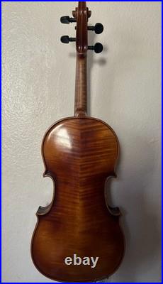 Vintage 1956 German violin fiddle 4/4 handmade copy of Strad, free shipping