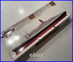 Vintage 1986 Gunze Sangyo Qe2 Queen Elizabeth 2 Luxury Cruise Ship Model 1450