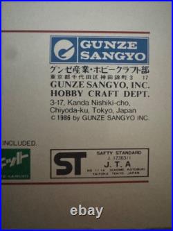 Vintage 1986 Gunze Sangyo Qe2 Queen Elizabeth 2 Luxury Cruise Ship Model 1450