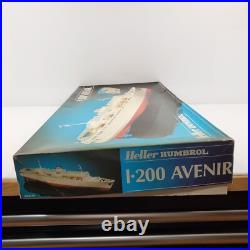 Vintage 1986 Heller Humbrol Avenir Ship Boat Model Kit 80625 HTF
