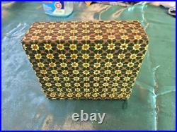 Vintage. 925 Sterling Silver Model Ship in Original Glass Display Case Filigree