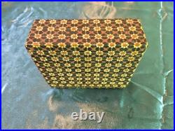 Vintage. 925 Sterling Silver Model Ship in Original Glass Display Case Filigree