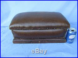 Vintage/Antique Box Footstool made by Royal dundee Institution for the Blind