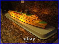 Vintage Eastern Steamship Lines SS Emerald Seas Model Ship (Item #304)