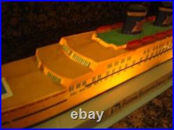 Vintage Eastern Steamship Lines SS Emerald Seas Model Ship (Item #304)