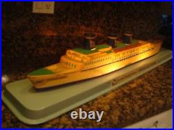 Vintage Eastern Steamship Lines SS Emerald Seas Model Ship (Item #304)