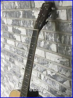Vintage Fender Model F-85 Acoustic Guitar & Hard Case See Descrip For Ship Info