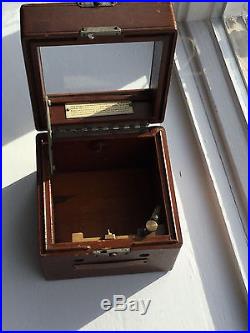 Vintage Hamilton Watch Co. Model 22 Ships Chronometer Wooden Box Case For Parts