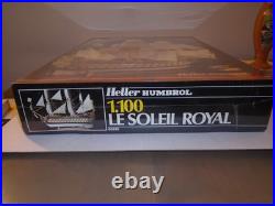 Vintage Heller Humbrol 1.100 Le Soleil Royal Model Ship Kit, Made in France