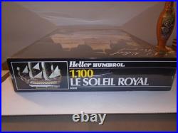 Vintage Heller Humbrol 1.100 Le Soleil Royal Model Ship Kit, Made in France