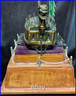 Vintage Iron Turtle Ship Model of the Kubuk Sun Worlds First Iron Clad Ship