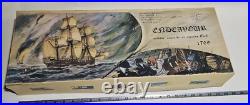 Vintage Mantua Wood Model Kit 774 ENDEAVOUR CAPT. COOK 1768 SHIP 176 Montaggio