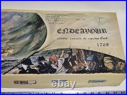 Vintage Mantua Wood Model Kit 774 ENDEAVOUR CAPT. COOK 1768 SHIP 176 Montaggio