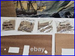 Vintage Mantua Wood Model Kit 774 ENDEAVOUR CAPT. COOK 1768 SHIP 176 Montaggio