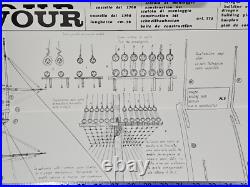 Vintage Mantua Wood Model Kit 774 ENDEAVOUR CAPT. COOK 1768 SHIP 176 Montaggio