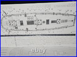 Vintage Mantua Wood Model Kit 774 ENDEAVOUR CAPT. COOK 1768 SHIP 176 Montaggio