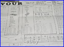 Vintage Mantua Wood Model Kit 774 ENDEAVOUR CAPT. COOK 1768 SHIP 176 Montaggio