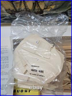 Vintage Mantua Wood Model Kit 774 ENDEAVOUR CAPT. COOK 1768 SHIP 176 Montaggio