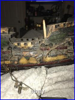 Vintage Model Ship To Be Restored