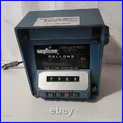 Vintage Neptune Model 238 Mechanical Register Pounds FREE SHIPPING