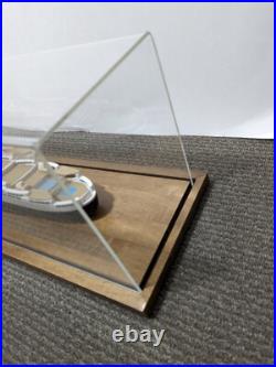 Vintage Queen Elizabeth 2 Handmade Hand Carved 28 Wooden Ship Model