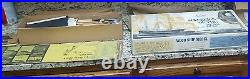 Vintage Scientific Sovereign Of The Seas Ship Model + 2 Carved Hulls WithPart Kit