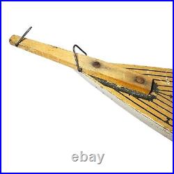 Vintage Seaworthy Wooden Pond Sail Boat Model Ship