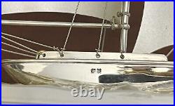 Vintage Sterling Silver 970 Sailboat Yacht Ship Seki Takehiko Signed