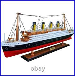 Vintage Style Wooden Ship Model Nautical Memorabilia For Collector