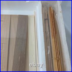 Vintage The Blue Nose Ship Wooden Model 15 1/2 Tall Ship 1/75 In Box