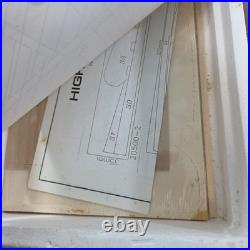 Vintage The Blue Nose Ship Wooden Model 15 1/2 Tall Ship 1/75 In Box