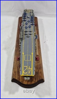 Vintage USS Franklin D Roosevelt (CVA 42) Model 22 Mounted