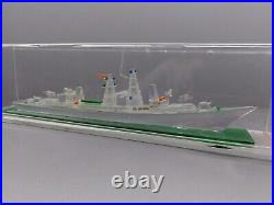 Vintage USSR Plexiglas Desk Souvenir Model of Soviet Ship of 70-80's