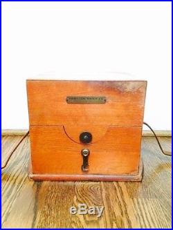 Vintage WWII Era Hamilton Chronometer Watch shipping box withstrap for Model