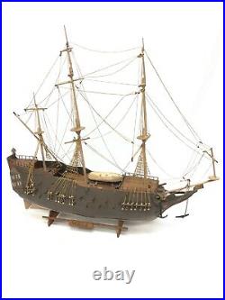 Vintage Wooden Ship Model Wasa Handmade Kit