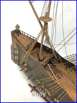 Vintage Wooden Ship Model Wasa Handmade Kit