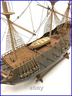 Vintage Wooden Ship Model Wasa Handmade Kit