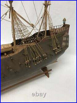 Vintage Wooden Ship Model Wasa Handmade Kit