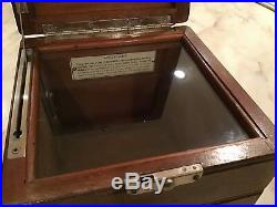 Vtg Hamilton Model 22 Wood Box For Ship chronometer Box Only Has Wear