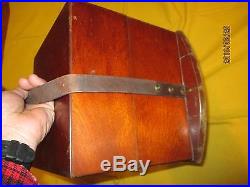WW2 Vintage Outer Wood Box for Ship Chronometer Hamilton Model 21 22