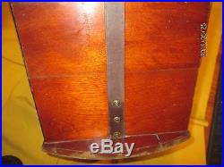 WW2 Vintage Outer Wood Box for Ship Chronometer Hamilton Model 21 22