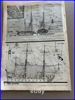 Wappen Von Hamburg Model Ship Vintage 1965 Lindberg