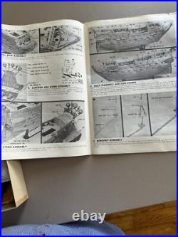 Wappen Von Hamburg Model Ship Vintage 1965 Lindberg