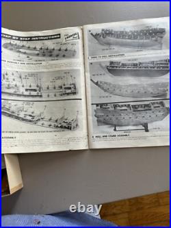 Wappen Von Hamburg Model Ship Vintage 1965 Lindberg