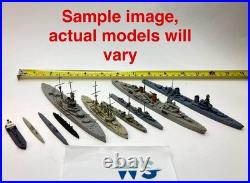 Waterline Ships Models Starter Set Fleet 1/1250 1/1200 Metal Models WW1 WW2