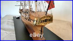 Wood Model Ship, Sirene, French 30 Gun, 18th century Ship of the Line