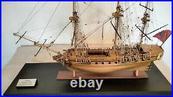 Wood Model Ship, Sirene, French 30 Gun, 18th century Ship of the Line