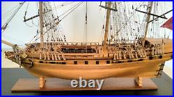 Wood Model Ship, Sirene, French 30 Gun, 18th century Ship of the Line